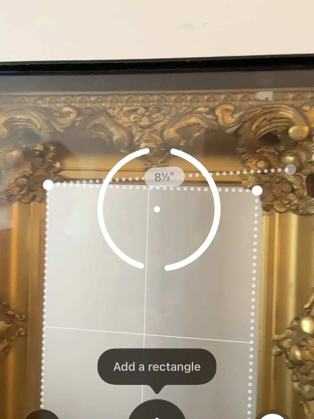 Ornate Gold Decorative Wall Frame - Vintage-Inspired Accent